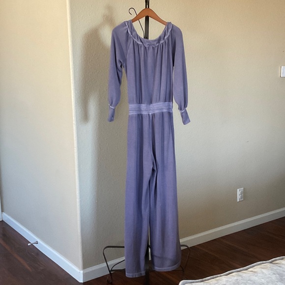 Free People 'One To Beat Onesie' in Steel Lavender - Picture 6 of 7